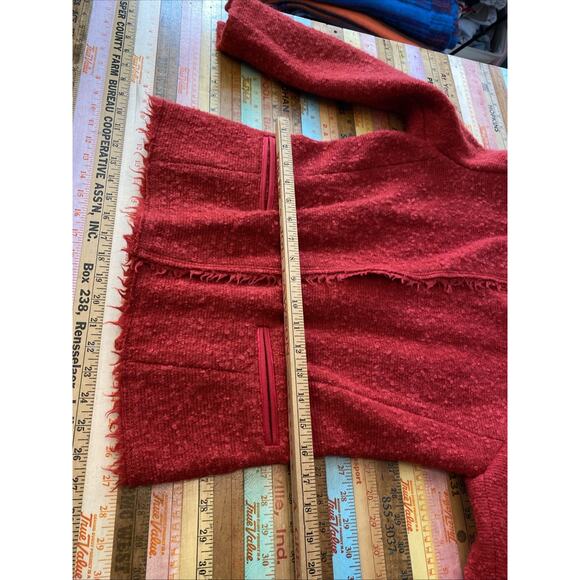 Isabel Marant Wool Mohair Blend Boucle Tweed Jacket Blazer Size 36 Poland - Picture 13 of 16